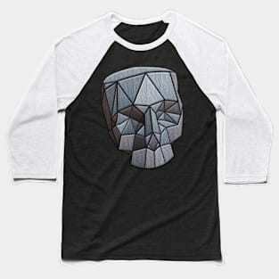 Mosaic Skull Baseball T-Shirt